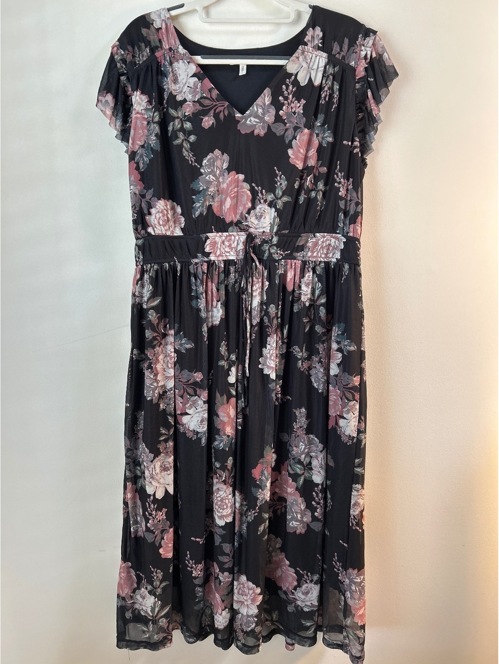 Maurices XL Floral Midi Dress with Belt